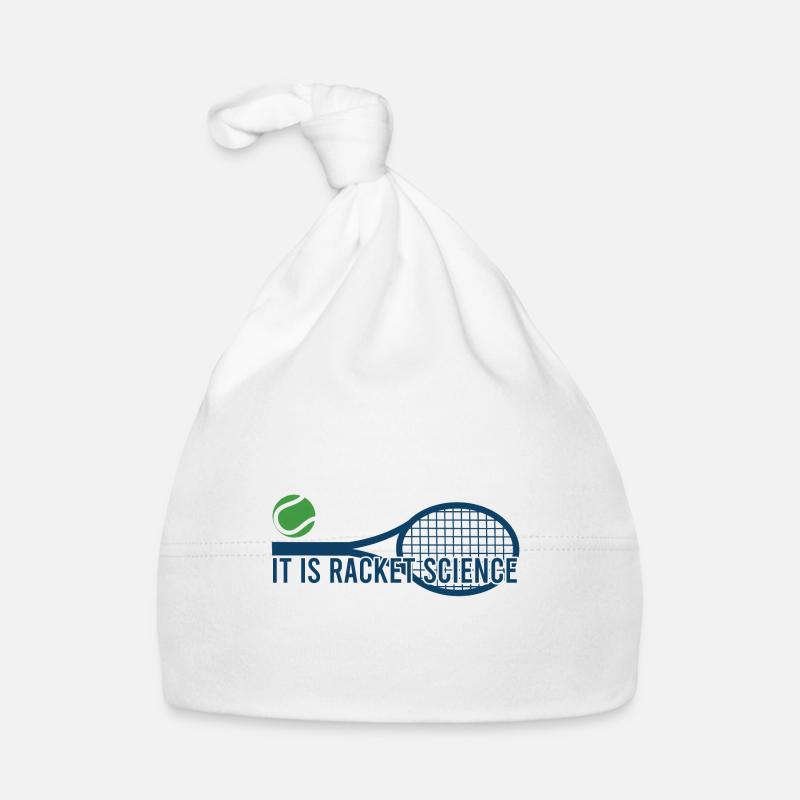 Tennis - It is Racket Science - Bonnet bio Bébé - blanc