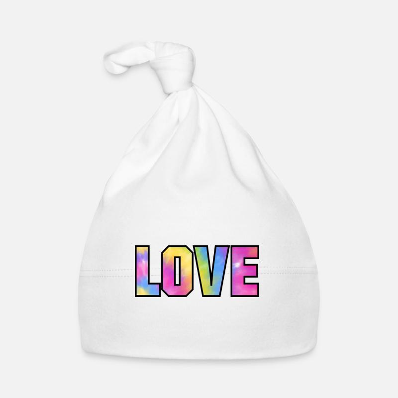 Tie Dye Love Organic Baby Cap
