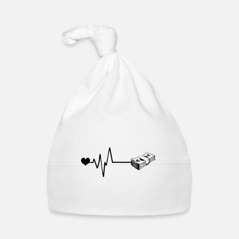 Geld Herzschlag Baby Bio-Mütze