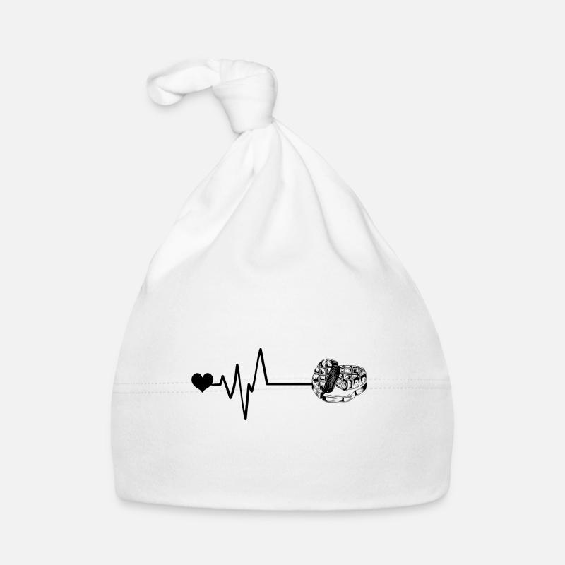 Sushi Pulse Coeur Amour Bonnet bio Bébé