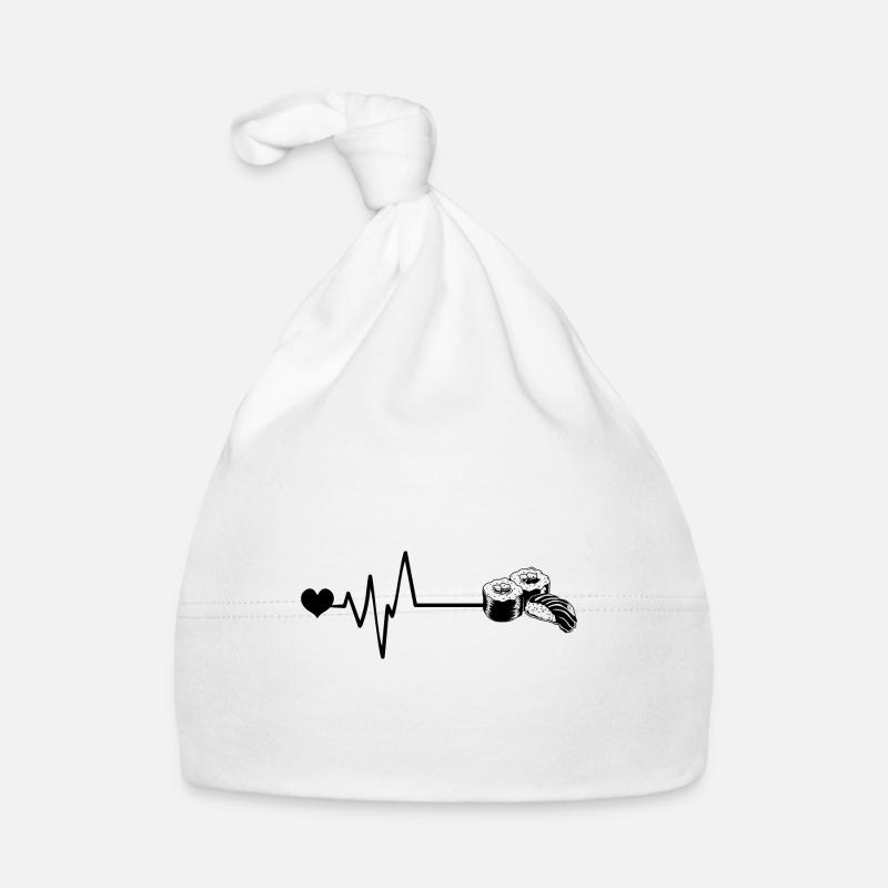 Steak Heartbeat Pulse Organic Baby Cap