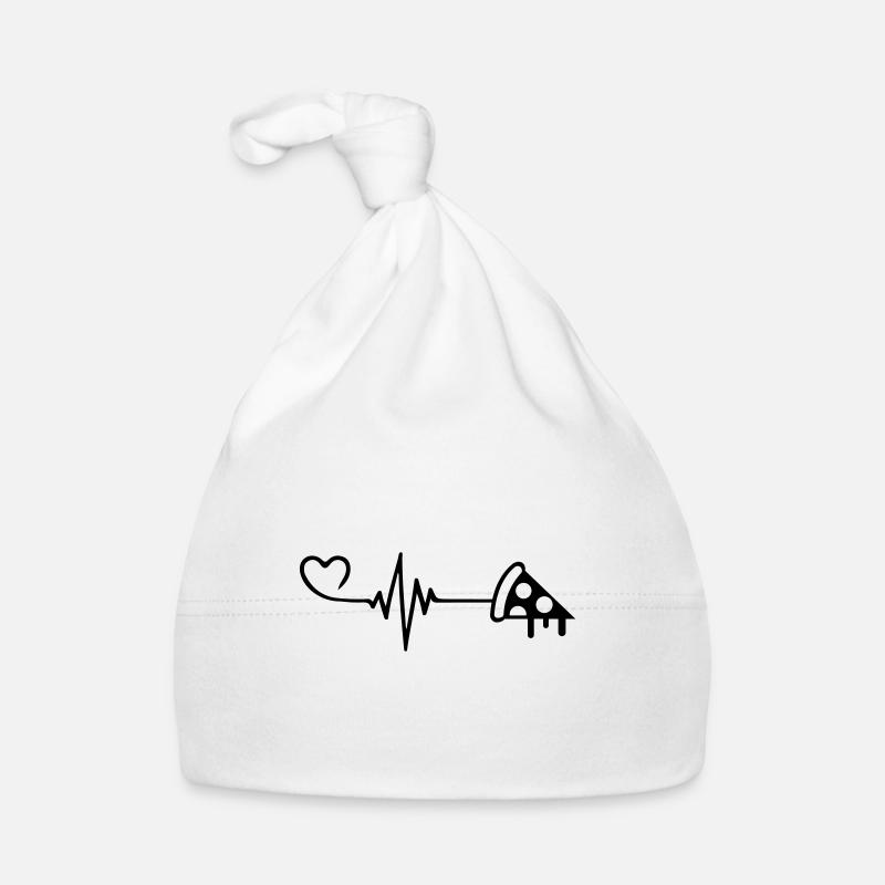 Pizza Pulse Heart Love Bonnet bio Bébé