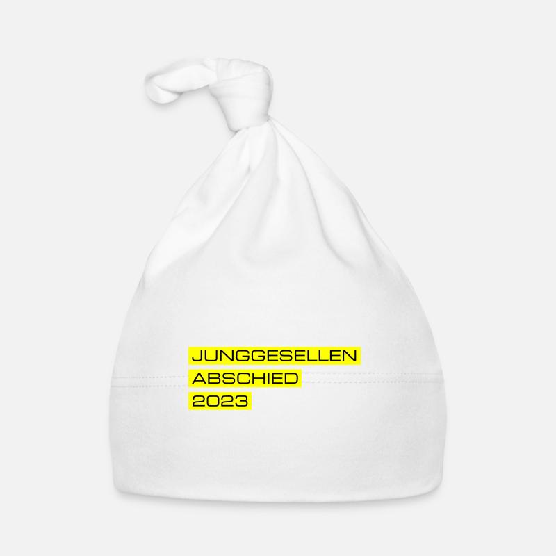 Junggesellen Abschied 2023 Baby Bio-Mütze