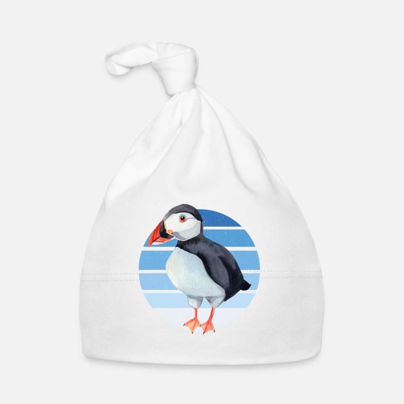 Papageitaucher Puffin Papagei Lunde Vogel Geschenk Baby Bio-Mütze