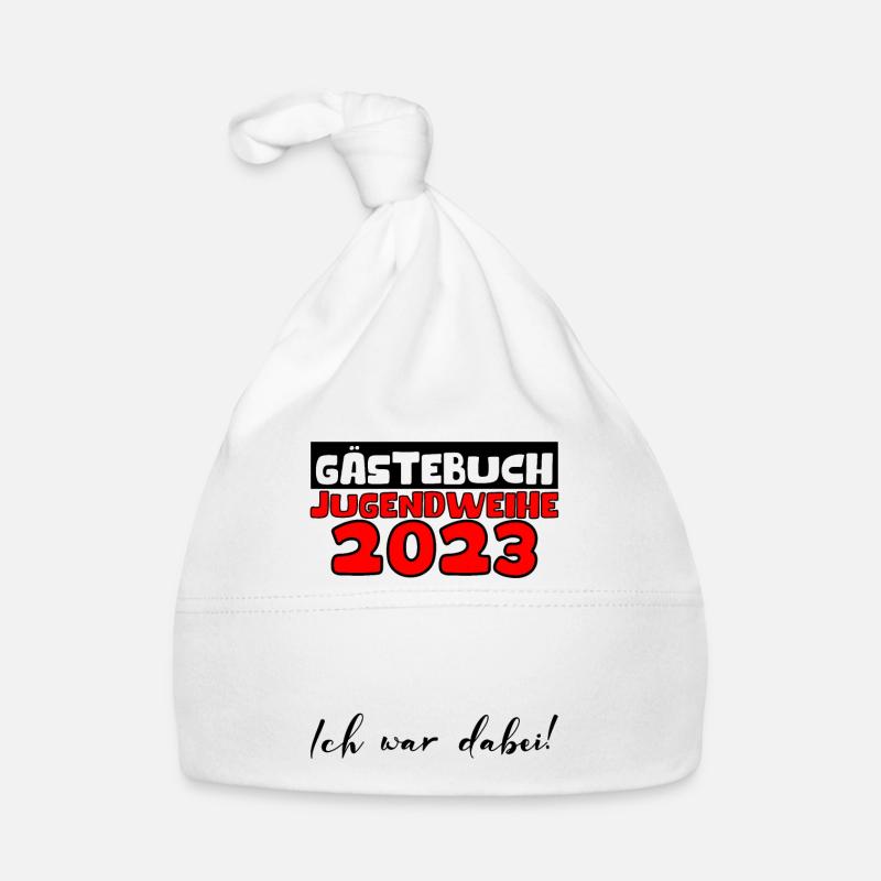 Jugendweihe 2023 Gästebuch Mädchen Jungen Fun Deko Baby Bio-Mütze