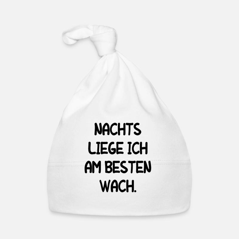 Müde Schlaflos Wach Bleiben Mitarbeiter Geschenk Baby Bio-Mütze