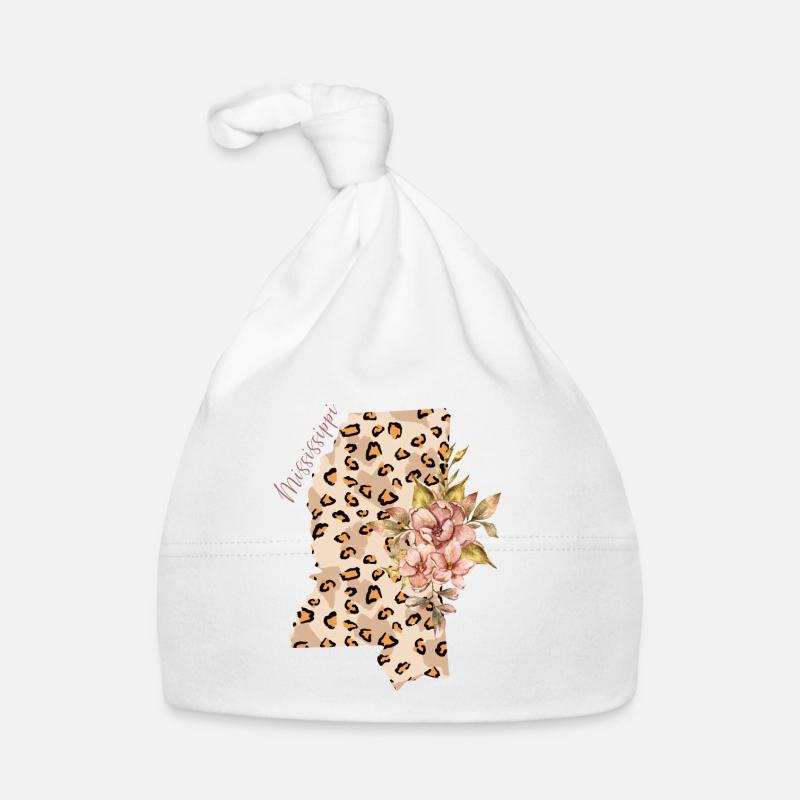 Mississippi Leopard Pattern Map Leo Bonnet bio Bébé