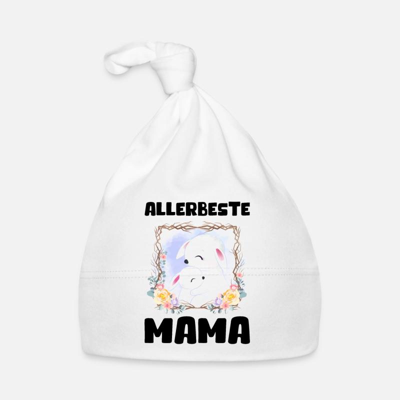 Allerbeste Mama Frauen Mutti Geschenk Muttertag Baby Bio-Mütze