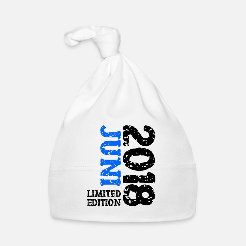 2018 Juni Limited Edition Geburtstag Geschenk Baby Bio-Mütze
