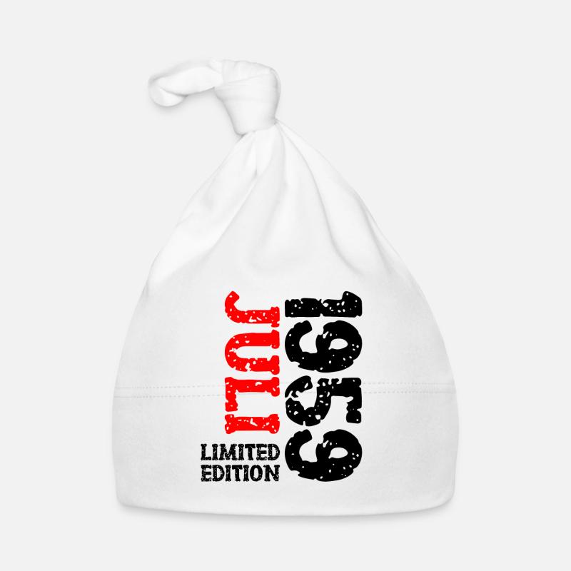1959 Juli Limited Edition Geburtstag Geschenk Baby Bio-Mütze