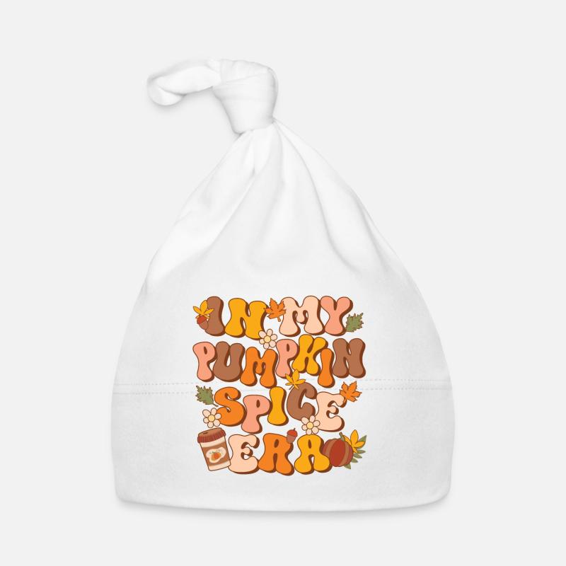 Groovy In My Pumpkin Spice Era Organic Baby Cap