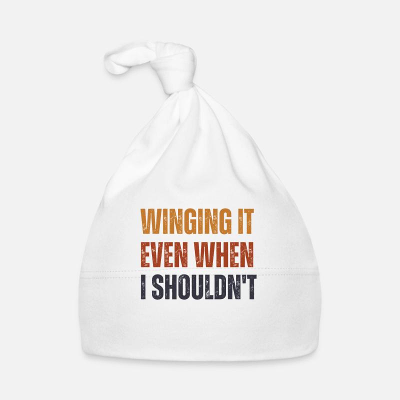 Winging it même quand je ne devrais pas faire du wingsurf Bonnet bio Bébé