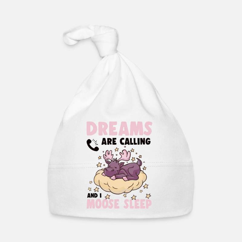 Dreams Are Calling Youth Cute Moose Baby Bio-Mütze