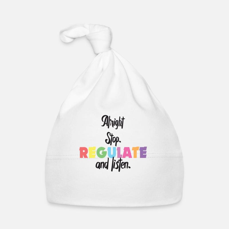 Arrêtez de réguler et d’écouter Enseignant Bonnet bio Bébé