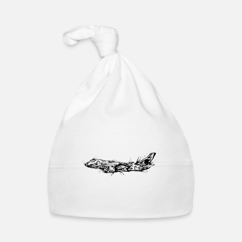 Avion Bonnet bio Bébé