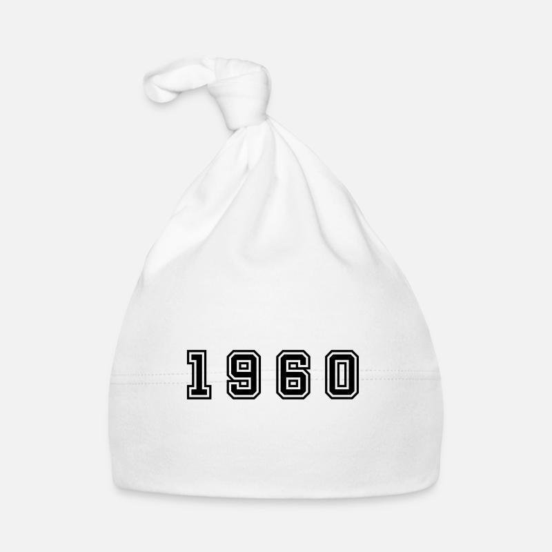 1960 year number Organic Baby Cap