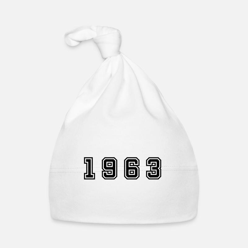 1963 numéro d'année Bonnet bio Bébé