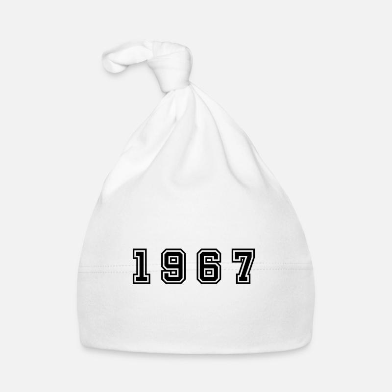 1967 year number Organic Baby Cap