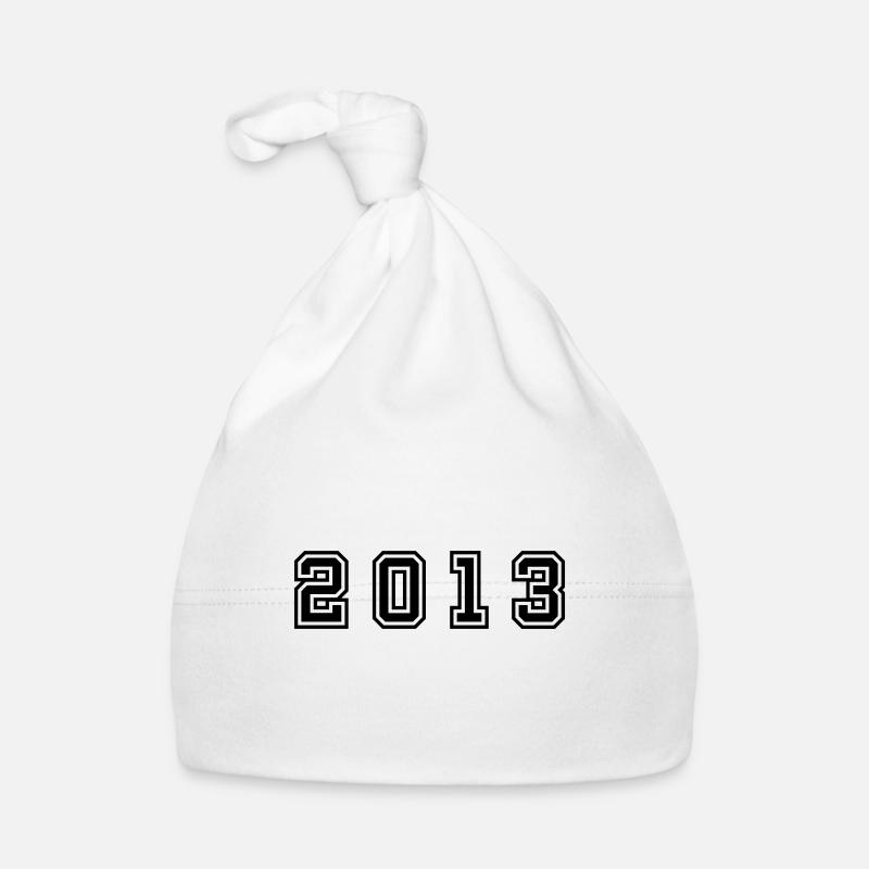 2013 Year Number Organic Baby Cap