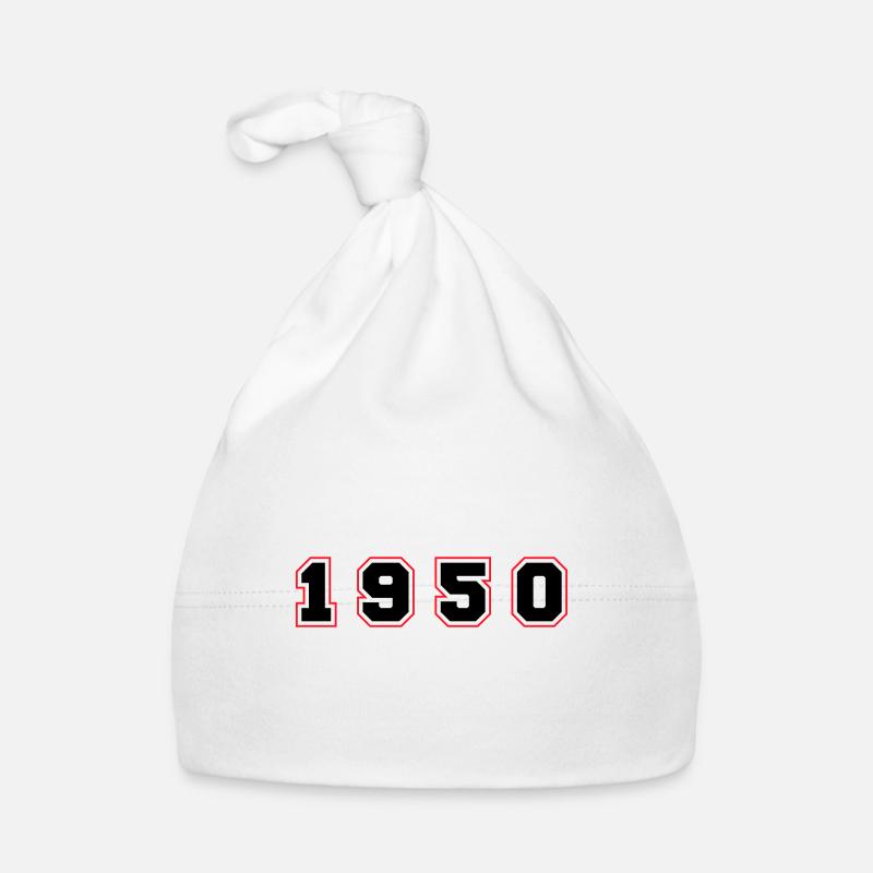 Numéro de l’année 1950 Bonnet bio Bébé