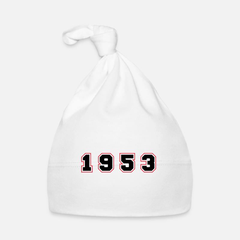 Numéro de l’année 1953 Bonnet bio Bébé