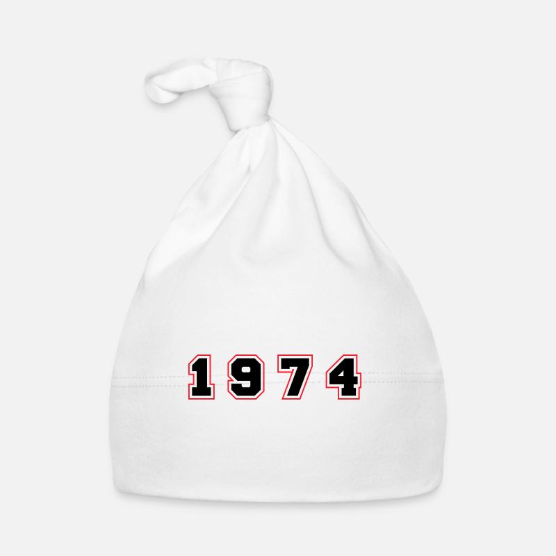 Numéro de l’année 1974 Bonnet bio Bébé
