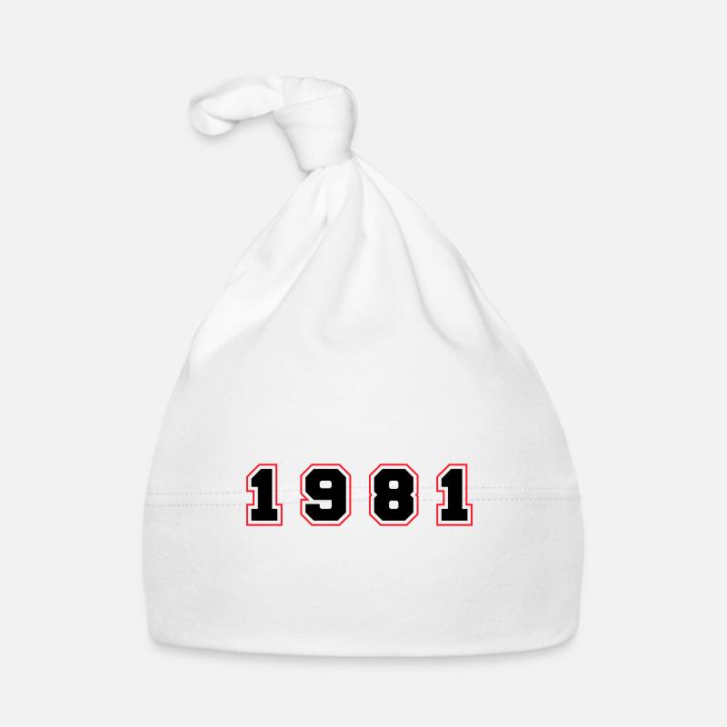 Numéro de l’année 1981 Bonnet bio Bébé