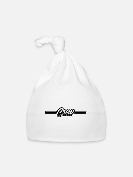 Conception de l’équipage - Bonnet bio Bébé - blanc - Devant