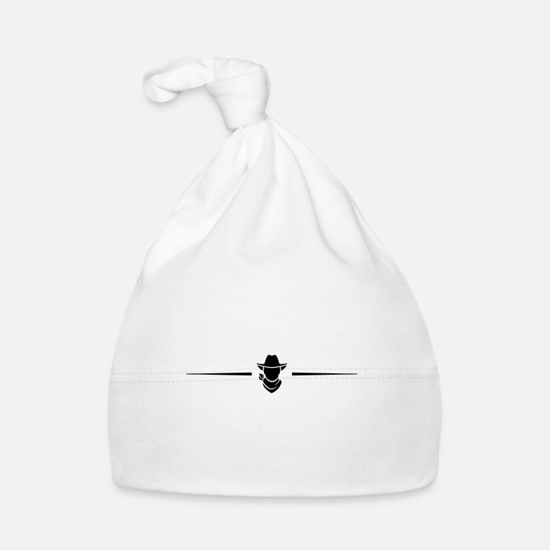 Cowboy western line Organic Baby Cap