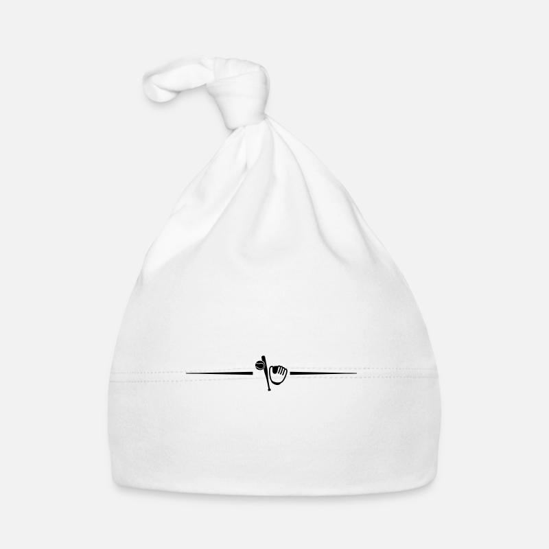 Ligne de baseball Bonnet bio Bébé