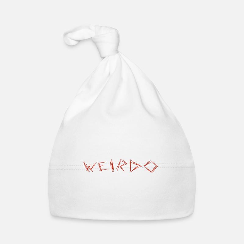 Weirdo Weird Emo Grappige uitspraken Bio-muts voor baby's