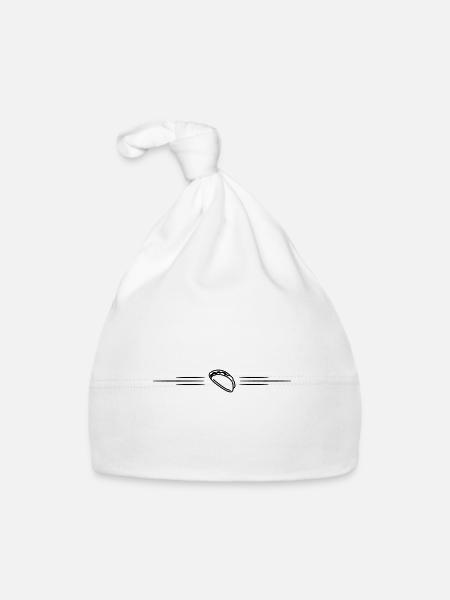 Burrito line - Organic Baby Cap - white - Front