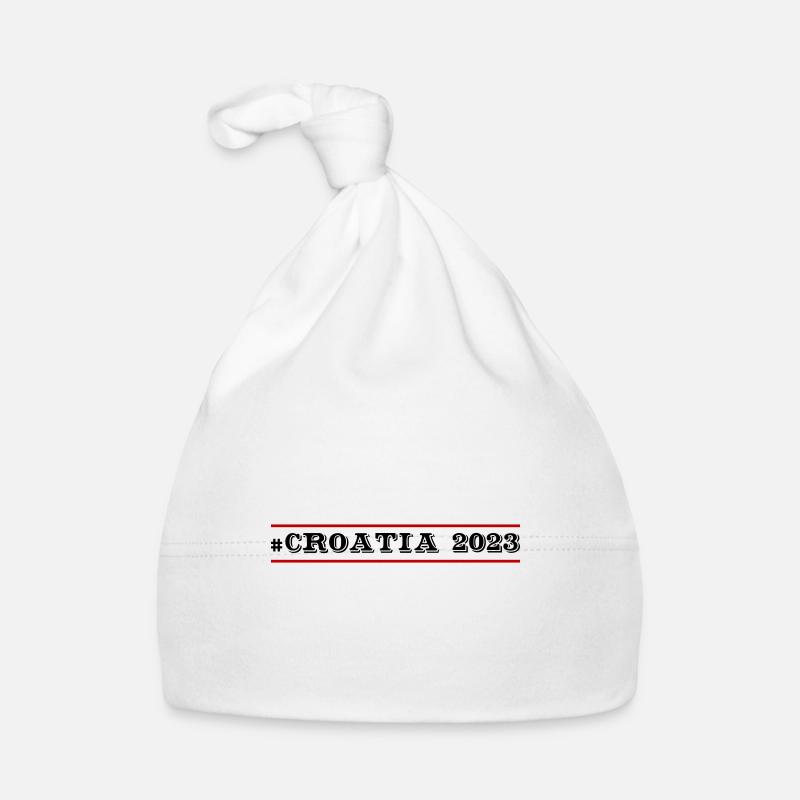 Croatia 2023 Baby Bio-Mütze