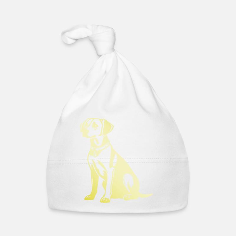 Silhouette de chien beagle Bonnet bio Bébé