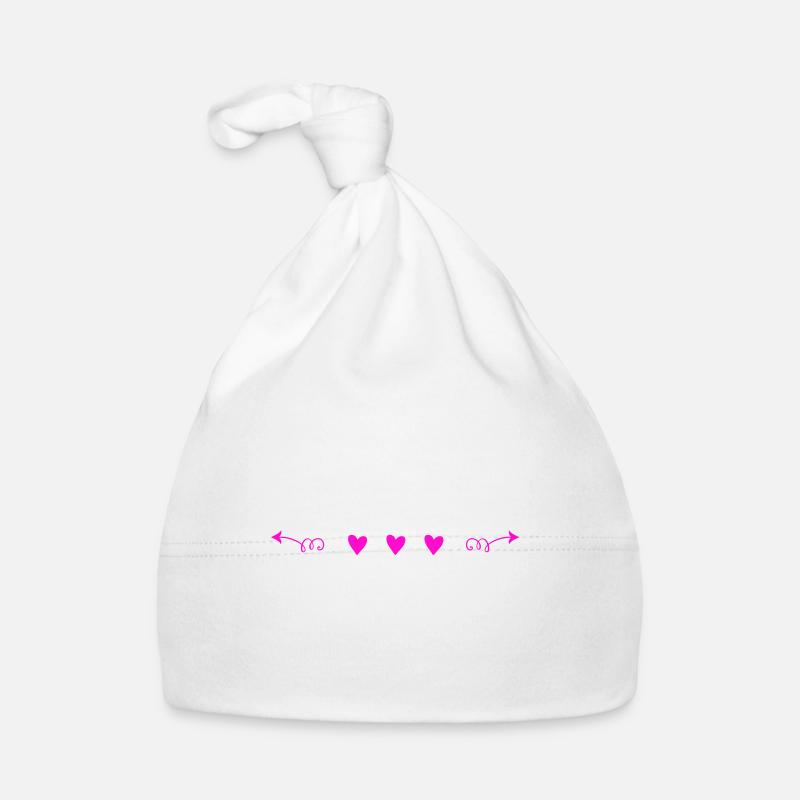 heart stroke Organic Baby Cap