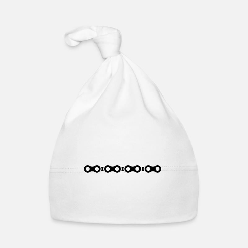 Fahrrad Kette Baby Bio-Mütze