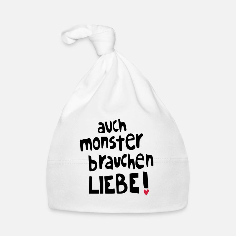 monster brauchen liebe Baby Bio-Mütze