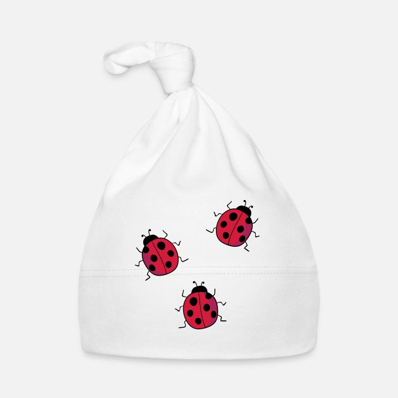 ladybug Organic Baby Cap