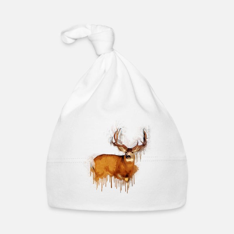 SCHÖNES ROTWILD Baby Bio-Mütze