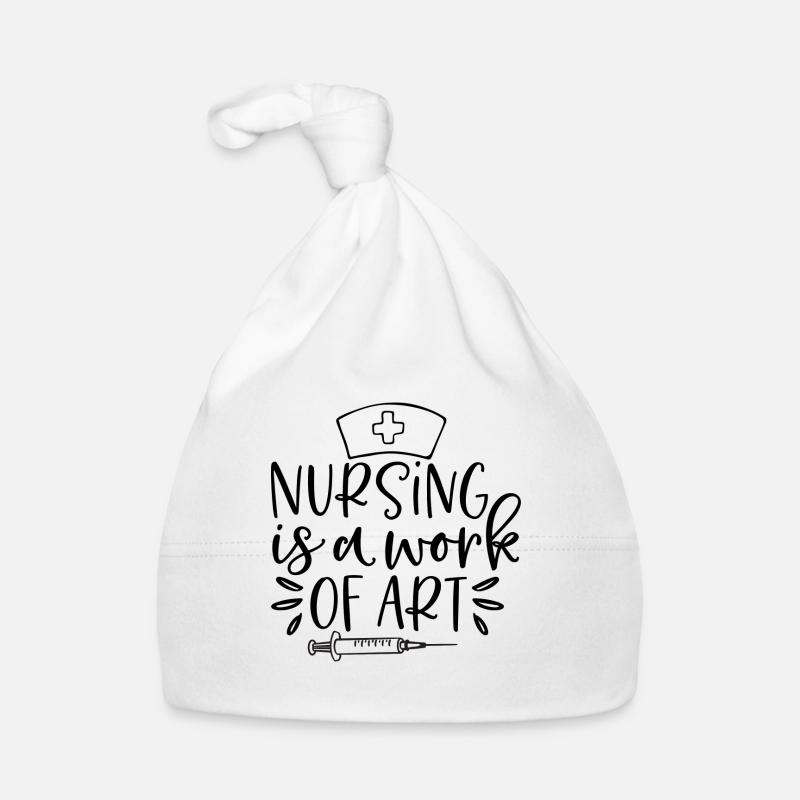 nursing is a work of art Organic Baby Cap