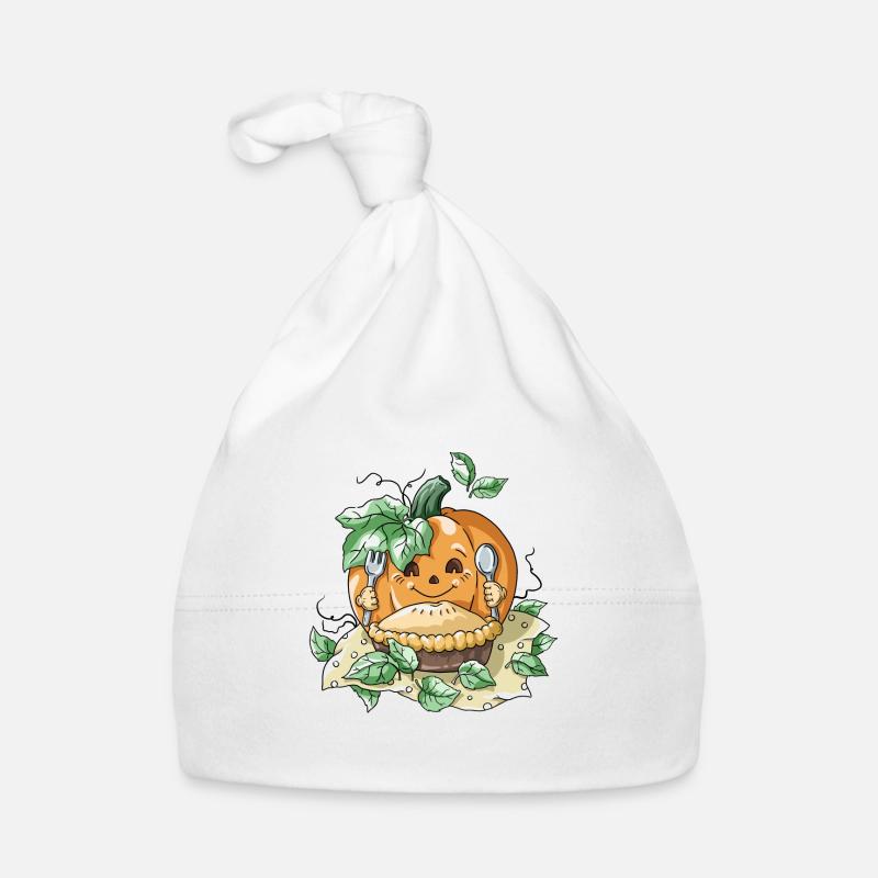 Citrouille d'Halloween Bonnet bio Bébé