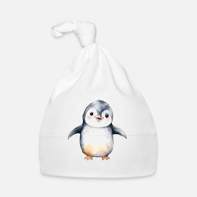 Pinguin Baby Bio-Mütze