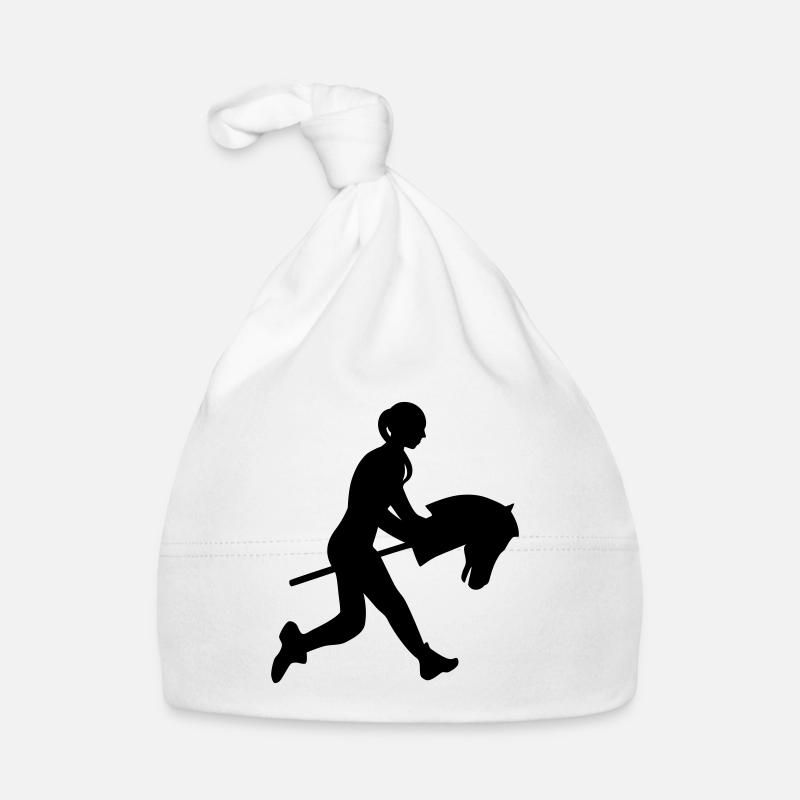 Galopez sur le cheval de bâton Bonnet bio Bébé