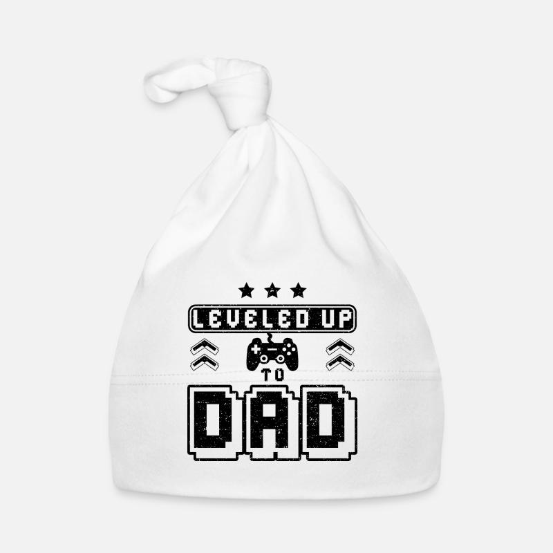 Leveled Up To Dad - Father Organic Baby Cap