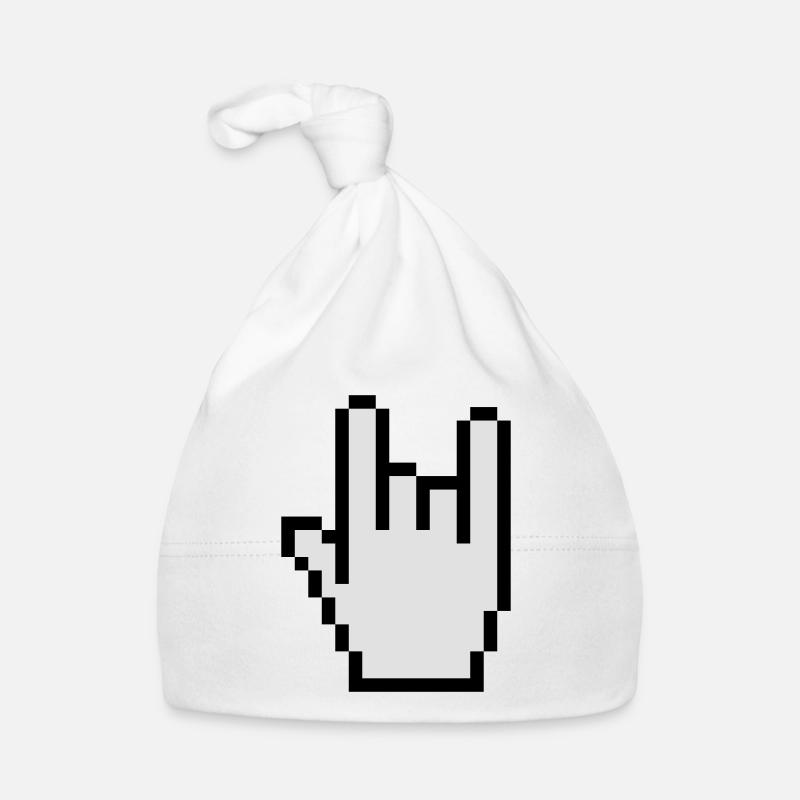 Hand sign cursor Organic Baby Cap