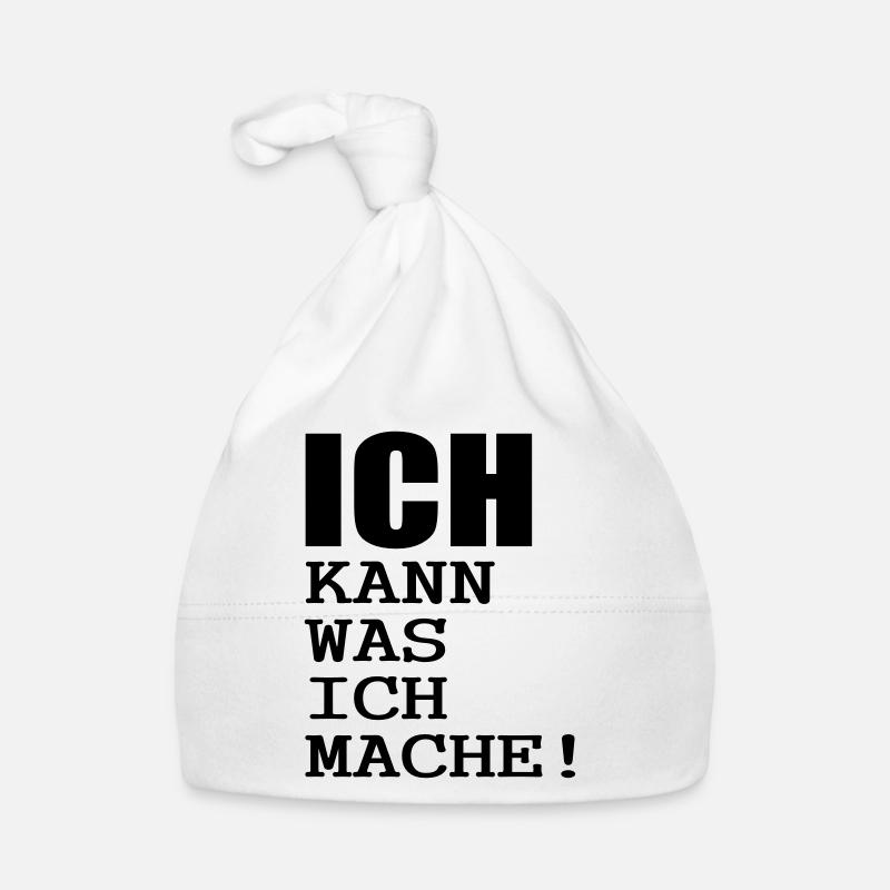 ich kann was ich mache Baby Bio-Mütze