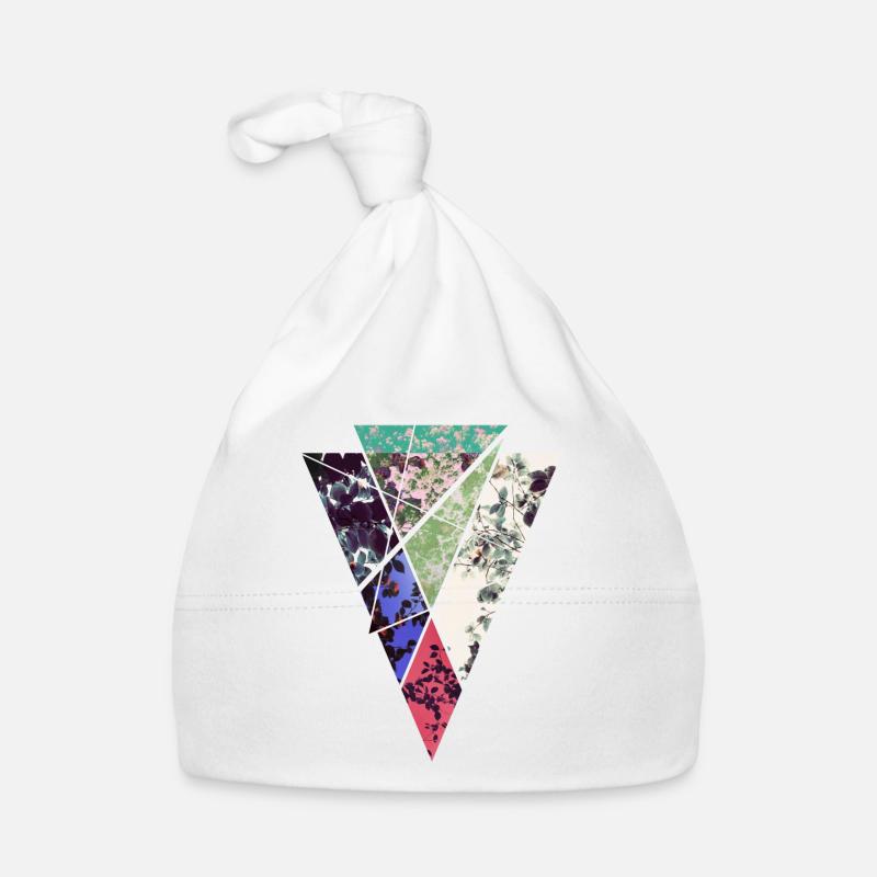 TRI_1 - triangle, ornement, vintage, printemps, cool Bonnet bio Bébé