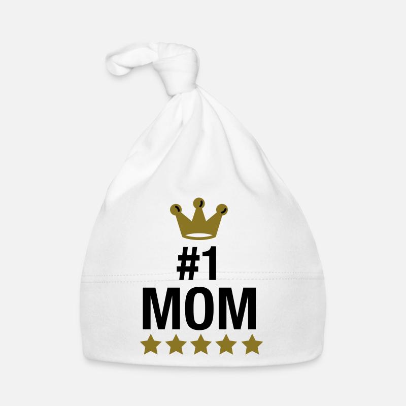 nr. 1 mom - no. 1 mom - number one mom - muttertag Baby Bio-Mütze