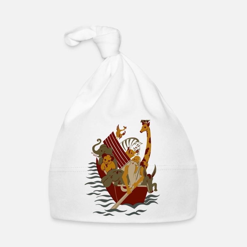 Arche Noah Baby Bio-Mütze