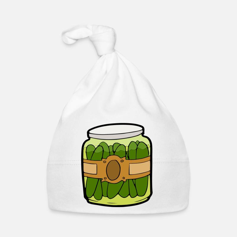 Pickled cucumbers glass gift idea Organic Baby Cap